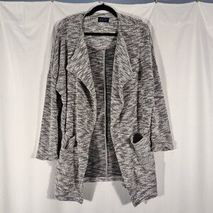 ASTR Open Front Marled Knit Cardigan